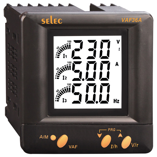 VAF Series (Volt-Ampere-Frequency Meters)