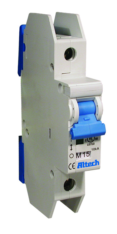 1CU1L - ALTECH - UL 489 AC C-Trip One Pole Miniature Molded Case Circuit Breaker, 1.0A, 277VAC