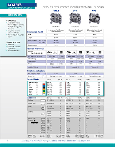 screw clamp terminal blocks