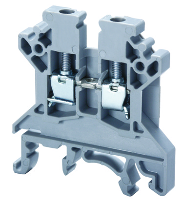 ALTECH CTS2.5U-N Feed-through term block 20A, 600V, 22-14AWG, 5mm, Gray