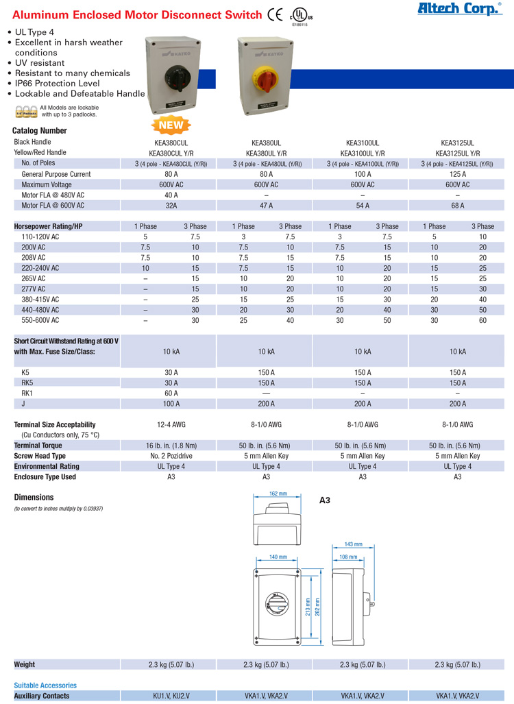 Altech Disconnect