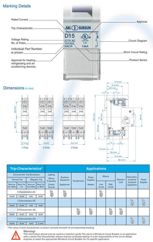 Altech L Series Circuit Breakers