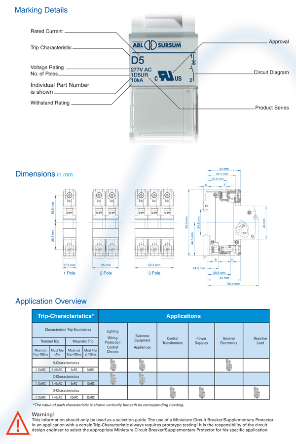 Altech L Series Circuit Breakers