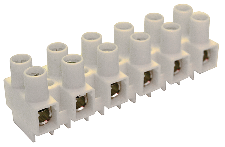HE1HWPR/02 - ALTECH - Eurostrip, 2 pole, 8mm spacingstandoff, 20A, 600V, 24-12AWG Std Pk/100