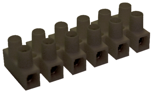 HE42BU/02/BK - ALTECH - Eurostrip socket, 2pole,10mmPSflat base, 20A, 300V, 24-10AWG Std Pk/100
